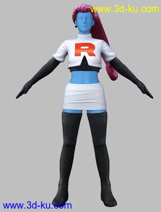 3D打印模型Team Rocket Jessie的图片