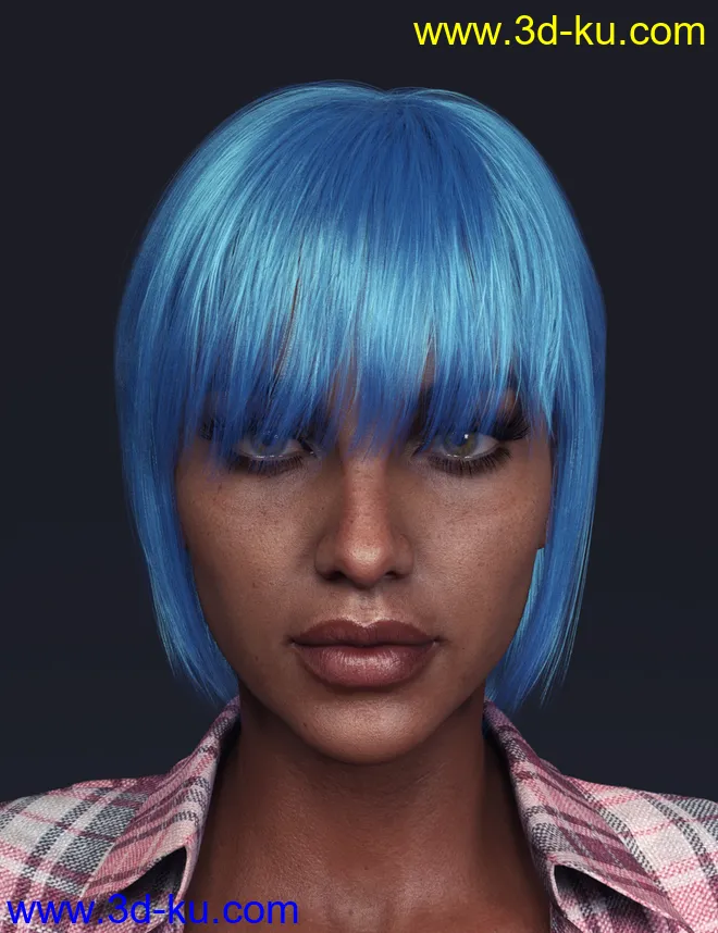 TG Hair for Genesis 8 Females模型的图片3