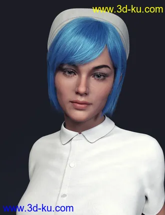 3D打印模型TG Hair for Genesis 8 Females的图片