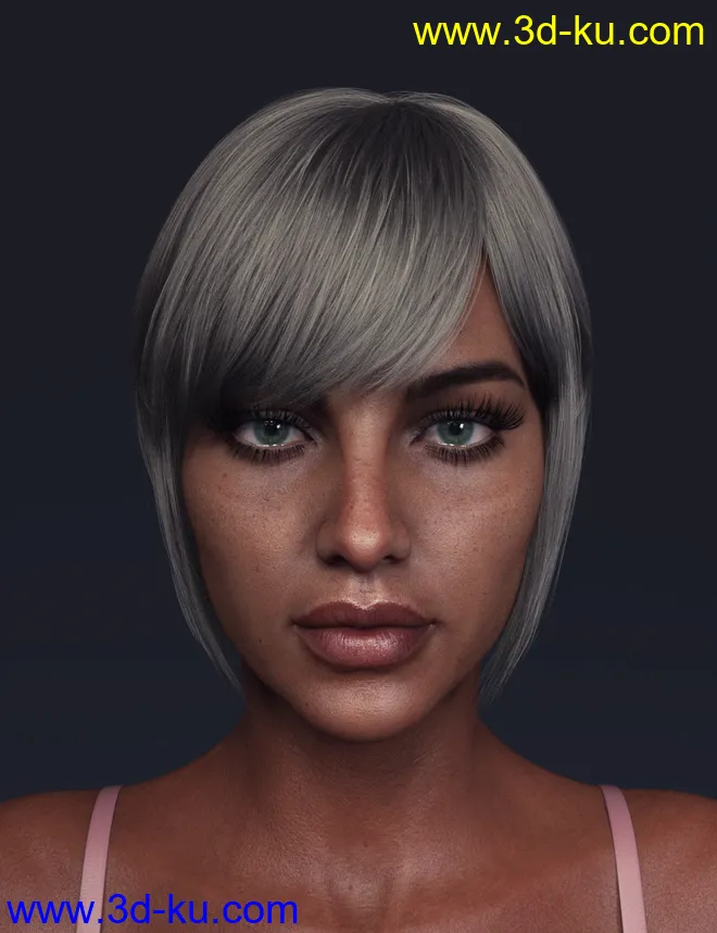 TG Hair for Genesis 8 Females模型的图片9