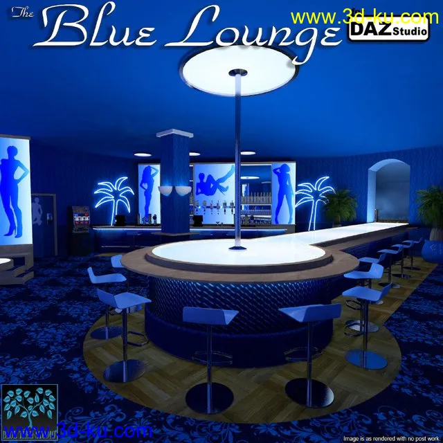 The Blue Lounge for Daz模型的图片1