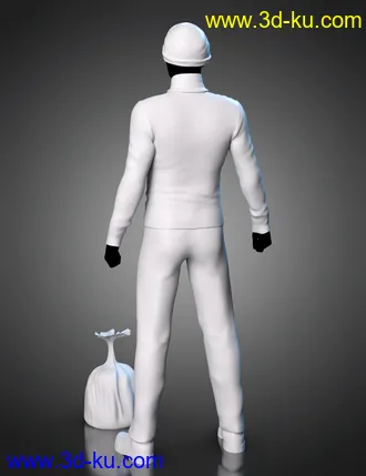 3D打印模型The Heist Outfit for Genesis 8.1 Male的图片