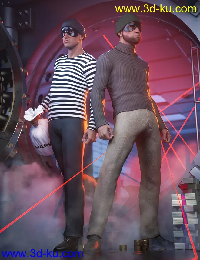 The Heist Outfit Textures模型的图片1