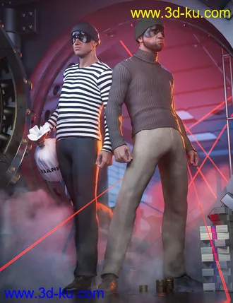 3D打印模型The Heist Outfit Textures的图片
