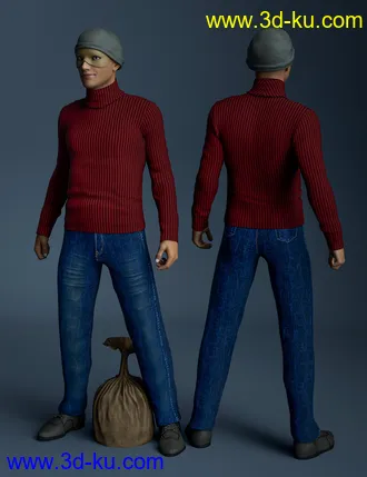 3D打印模型The Heist Outfit Textures的图片