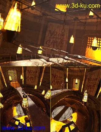 3D打印模型The Lava Battle Pit的图片