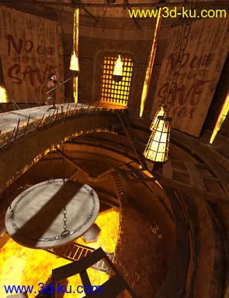 3D打印模型The Lava Battle Pit的图片