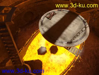 3D打印模型The Lava Battle Pit的图片