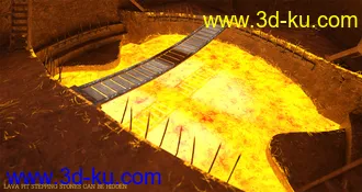 3D打印模型The Lava Battle Pit的图片