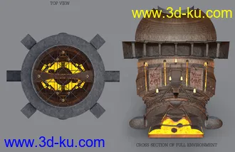3D打印模型The Lava Battle Pit的图片
