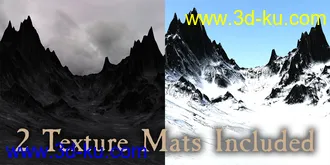 3D打印模型The Naurfire Mountains的图片