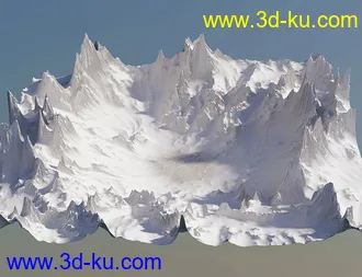 3D打印模型The Naurfire Mountains的图片