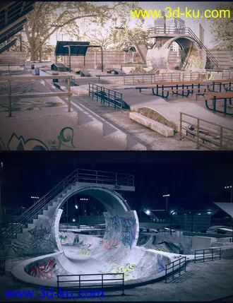3D打印模型The Skatepark的图片