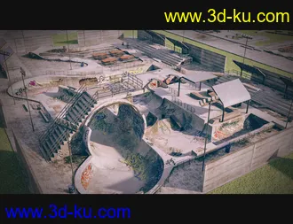 3D打印模型The Skatepark的图片