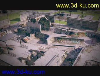 3D打印模型The Skatepark的图片
