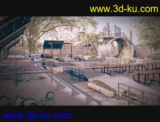 3D打印模型The Skatepark的图片