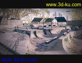 3D打印模型The Skatepark的图片