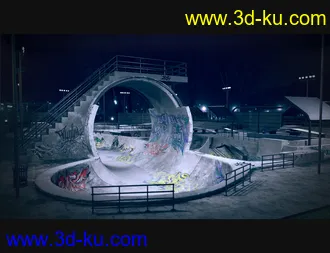 3D打印模型The Skatepark的图片
