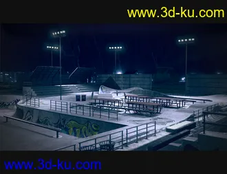 3D打印模型The Skatepark的图片