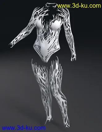 3D打印模型The Slick for Genesis 8 Females的图片