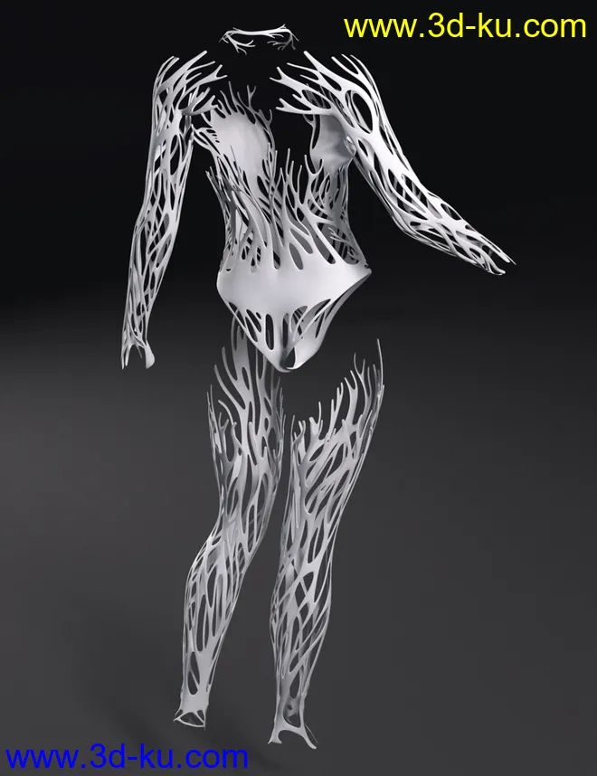 The Slick for Genesis 8 Females模型的图片3