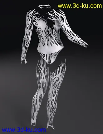 3D打印模型The Slick for Genesis 8 Females的图片