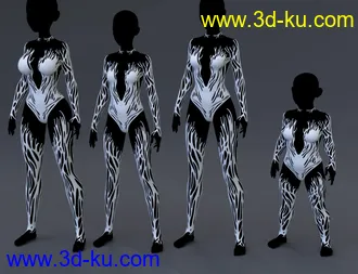 3D打印模型The Slick for Genesis 8 Females的图片