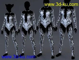 3D打印模型The Slick for Genesis 8 Females的图片