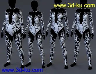 3D打印模型The Slick for Genesis 8 Females的图片