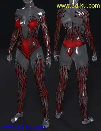 3D打印模型The Slick for Genesis 8 Females的图片