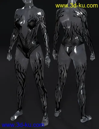 3D打印模型The Slick for Genesis 8 Females的图片