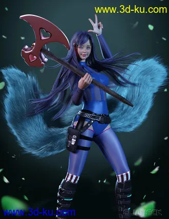3D打印模型The Speed Turbo for Genesis 8.1 Male的图片