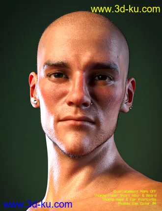 3D打印模型Thomas for Michael 8.1 Character, Outfit and Facial Hair的图片