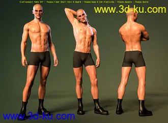 3D打印模型Thomas for Michael 8.1 Character, Outfit and Facial Hair的图片