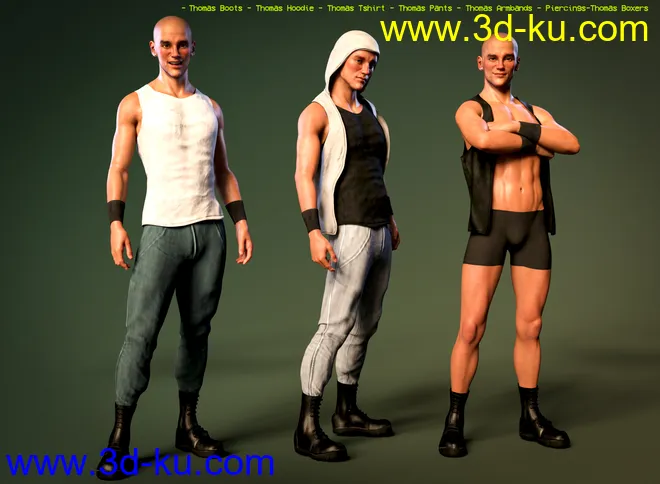 Thomas for Michael 8.1 Character, Outfit and Facial Hair模型的图片5