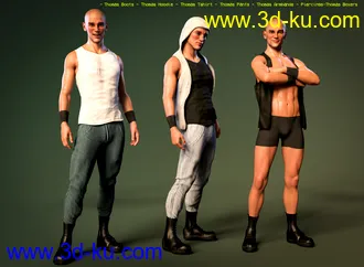 3D打印模型Thomas for Michael 8.1 Character, Outfit and Facial Hair的图片