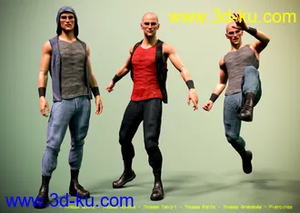 3D打印模型Thomas for Michael 8.1 Character, Outfit and Facial Hair的图片