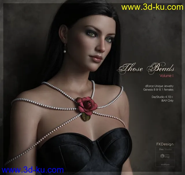 Those Beads Vol.1 - dForce Jewelry模型的图片1