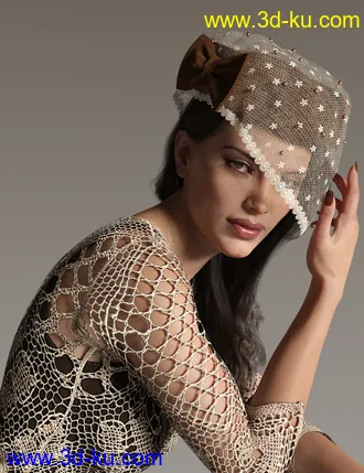 3D打印模型Timeless Treasures Headwear for Genesis 8 Females的图片
