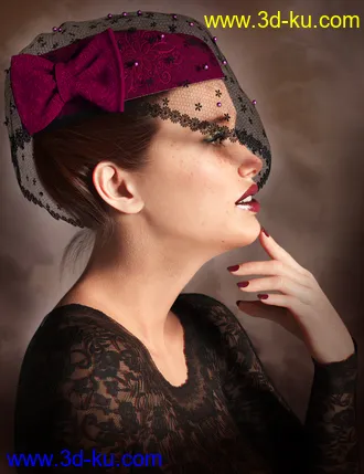 3D打印模型Timeless Treasures Headwear for Genesis 8 Females的图片