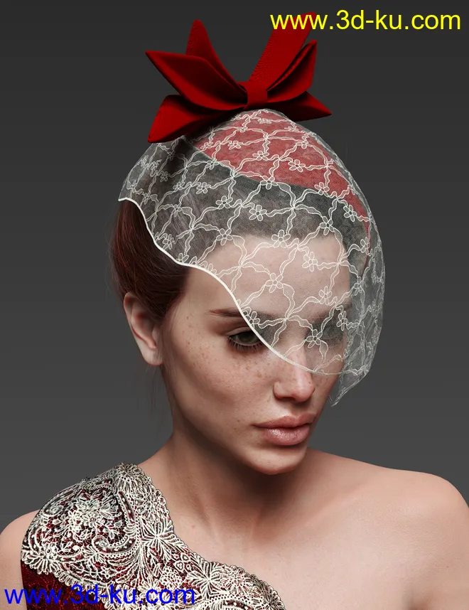 Timeless Treasures Headwear for Genesis 8 Females模型的图片3