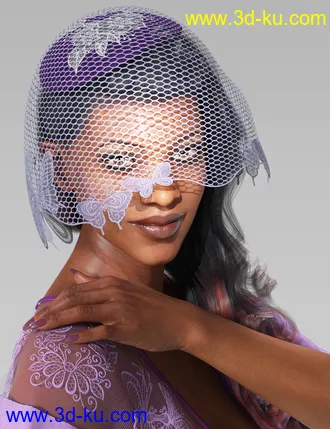 3D打印模型Timeless Treasures Headwear for Genesis 8 Females的图片