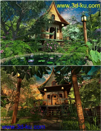 3D打印模型Tiny House and Parklands的图片