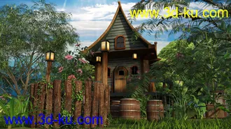 3D打印模型Tiny House and Parklands的图片