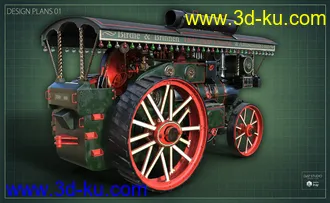 3D打印模型Traction Engine的图片
