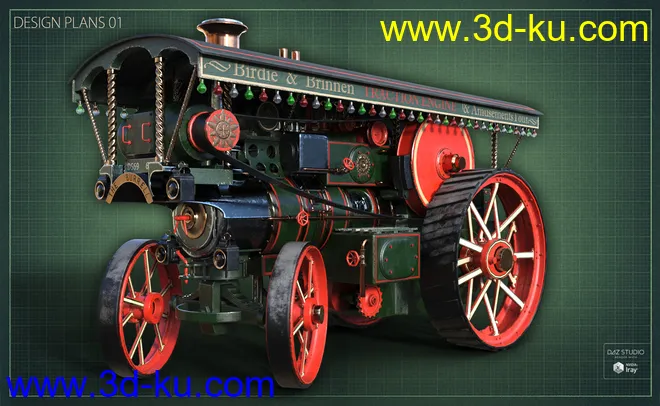 Traction Engine模型的图片5