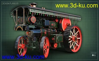 3D打印模型Traction Engine的图片