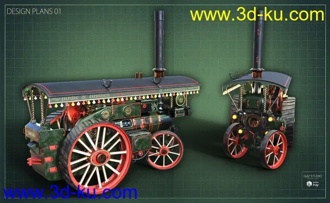 Traction Engine模型的图片6