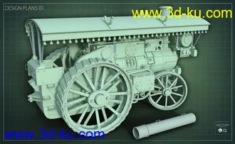 3D打印模型Traction Engine的图片