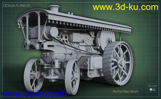 Traction Engine模型的图片9